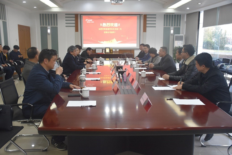 合肥市常務(wù)副市長王文松一行蒞臨公司調(diào)研指導(dǎo)